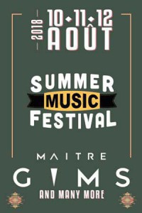 SUMMER MUSIC FESTIVAL - DIM. 12/08 - Parc De La Gare à Boussu (7300) - Le 12 août 2018